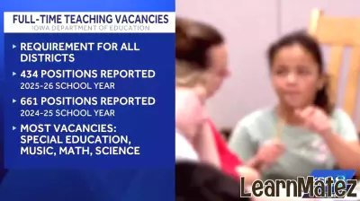 Iowa Schools See Improvement in Filling Teaching Positions