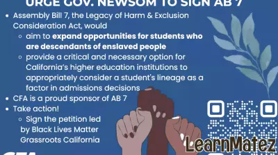 Urgent Call for Governor Newsom to Approve AB 7