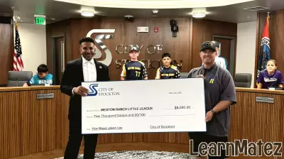 Weston Ranch Little League Players Step Up to the Plate at Stockton City Hall